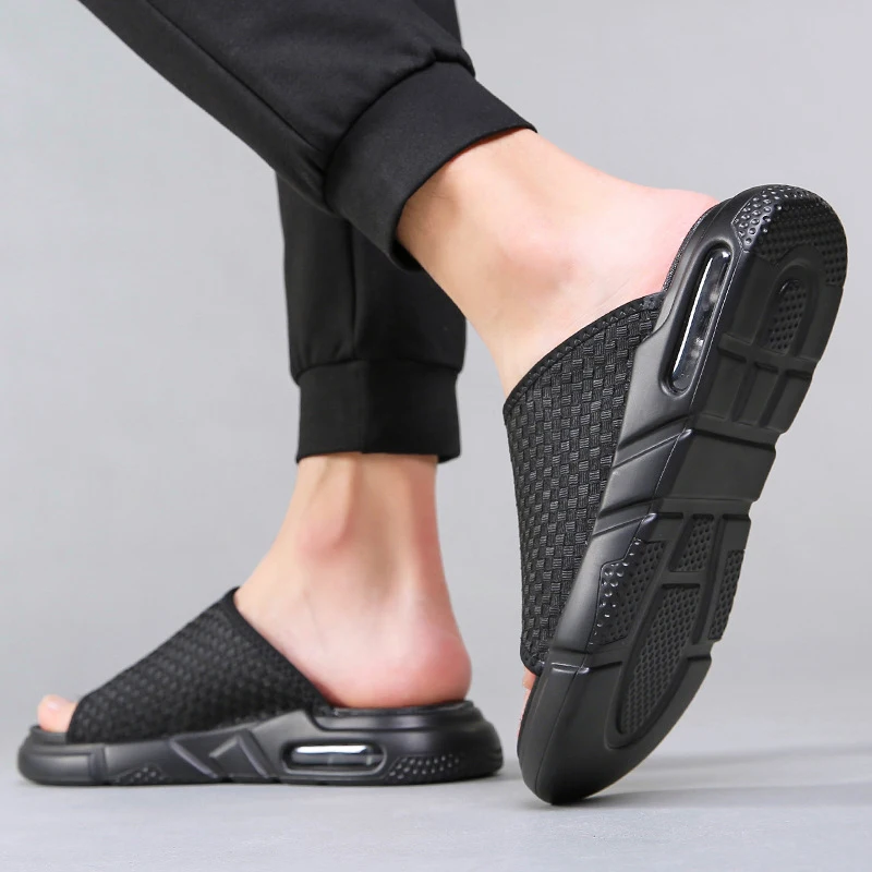 Mens Beach Shoes Casual Slides Non-slip Sports Sneakers Sandals Sneaker Slippers