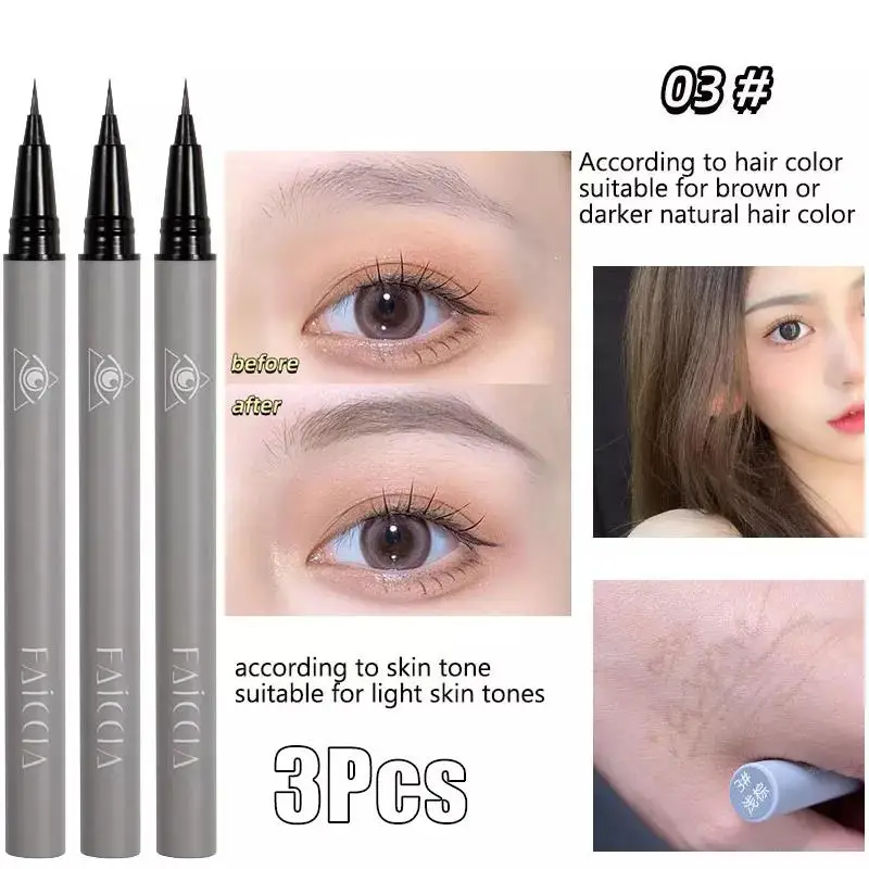 3Pcs 03 Light Brown