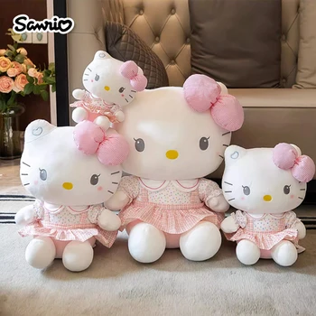 Sanrio Hello Kitty Kuromi Baby Stuffed Toys Anime Plush Toys Throw Pillow Kids Birthday Gifts Christmas Children Dolls For Girls 1