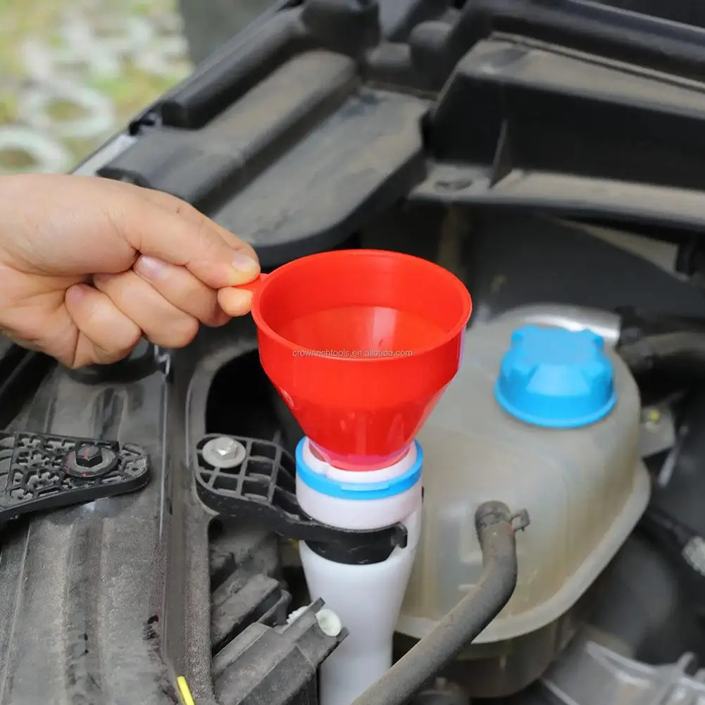 Universal Car Refueling Funnel Detachable Telescopic Funnels Engine Gasoline Funnel Motorcycle Auto Oil Long Pipe Filling N9D5 images - 6