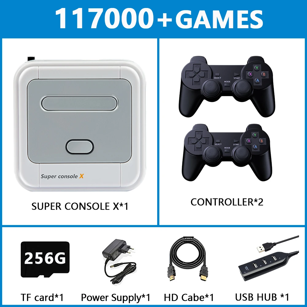 Caixa De JOGO i3S 3D plus Console De Videogame Sistema Duplo Simuladores  Múltiplos 30000 jogos 4K Saída HD Retro Arcade Console - AliExpress