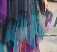 Summer Tutu Women Skirt Harajuku Casual Tulle Bottom Jupe Femme Faldas Fashion High Waist Midi Mesh Skirts Woman Clothing Saia - Image 6