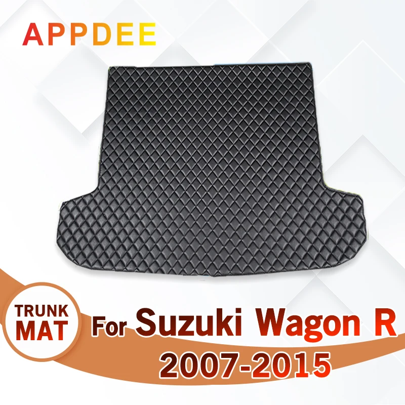 

Коврик для багажника автомобиля для Suzuki Wagon R 2007 2008 2009 2010 2011 2012 2013 2014 2015 пользовательские автомобильные аксессуары для украшения интерьера автомобиля