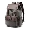 Vintage canvas backpack high quality business travel computer bag 6
