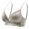 Comfortable No Underwire Bras with Front Closure Padded Cups Gather Designed for Small Busts Offers Natural Enhancement and Lift 2
