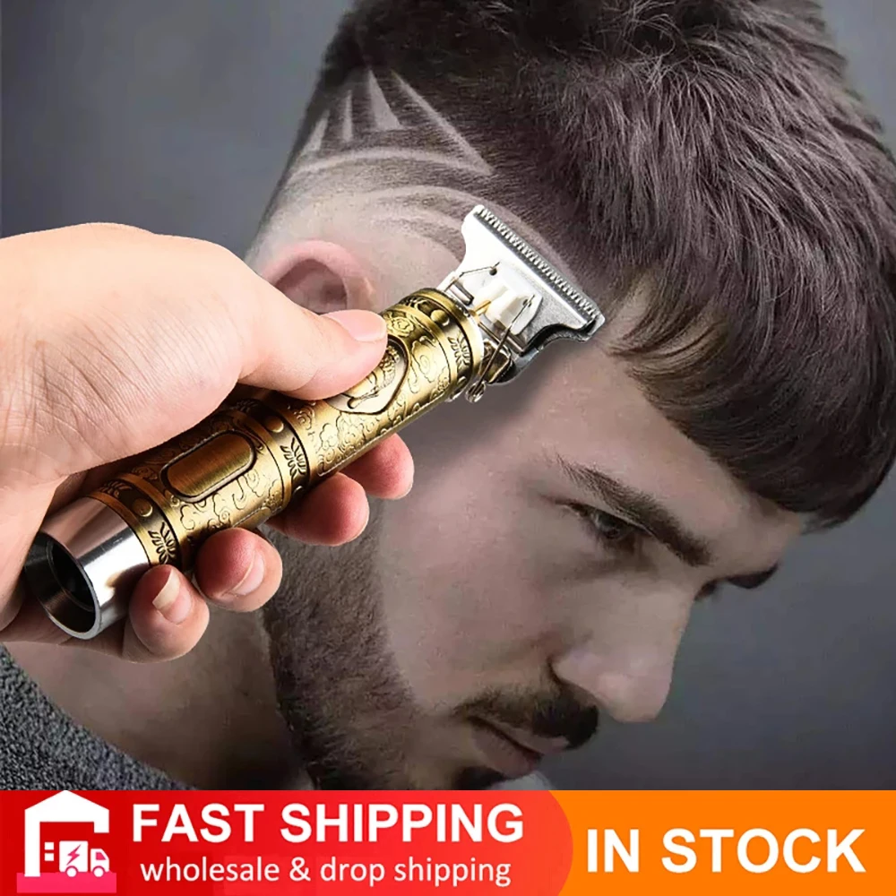 Factory Direct T9 Dragon Phoenix Buddha Head Hair Clipper Electric Clipper Razor Retro Oil Head Fader Hair Trimmer Shaver