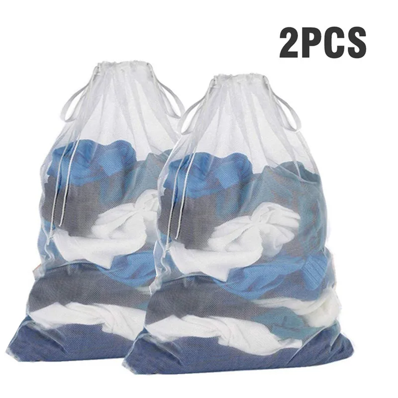 Extra Large Laundry Bag Sack With Drawstring Dirty Clothes Storage Bag Quilt Toy Football Organizer Hotel Home Bathroom Supplies