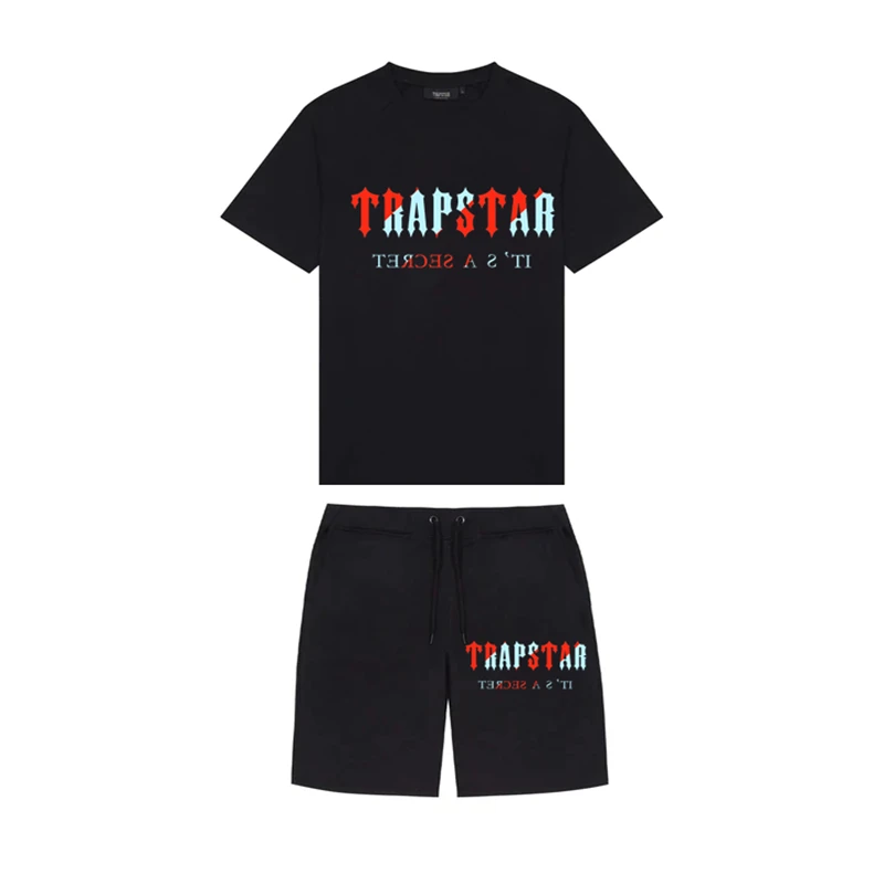 New Brand Trapstar Men's Clothing Tshirt Tracksuit Sets Harajuku Tops