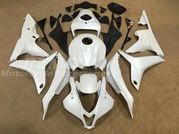 

4Gifts New ABS Motorcycle Full Fairings Kit Fit For HONDA CBR600RR F5 2007 2008 07 08 Bodywork Set Black White