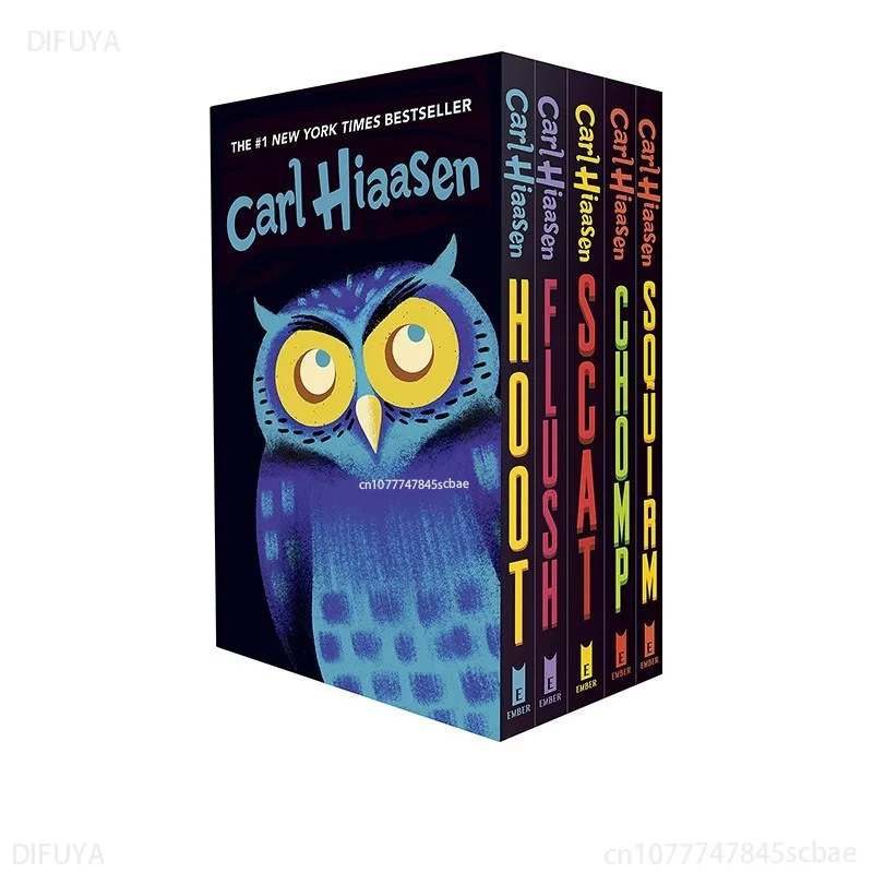 

Hiaasen 5 книжных коробок в комплекте, сохранить серию совы, английские книги в возрасте, строительные коробочки