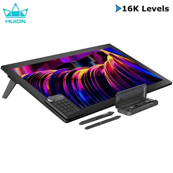 Huion Kamvas Pro 27 Graphics Tablets Monitor 27 Inch 4K Pen Display Finger Multi-touch Screen, Dual Pen 16K Levels Pressure 1