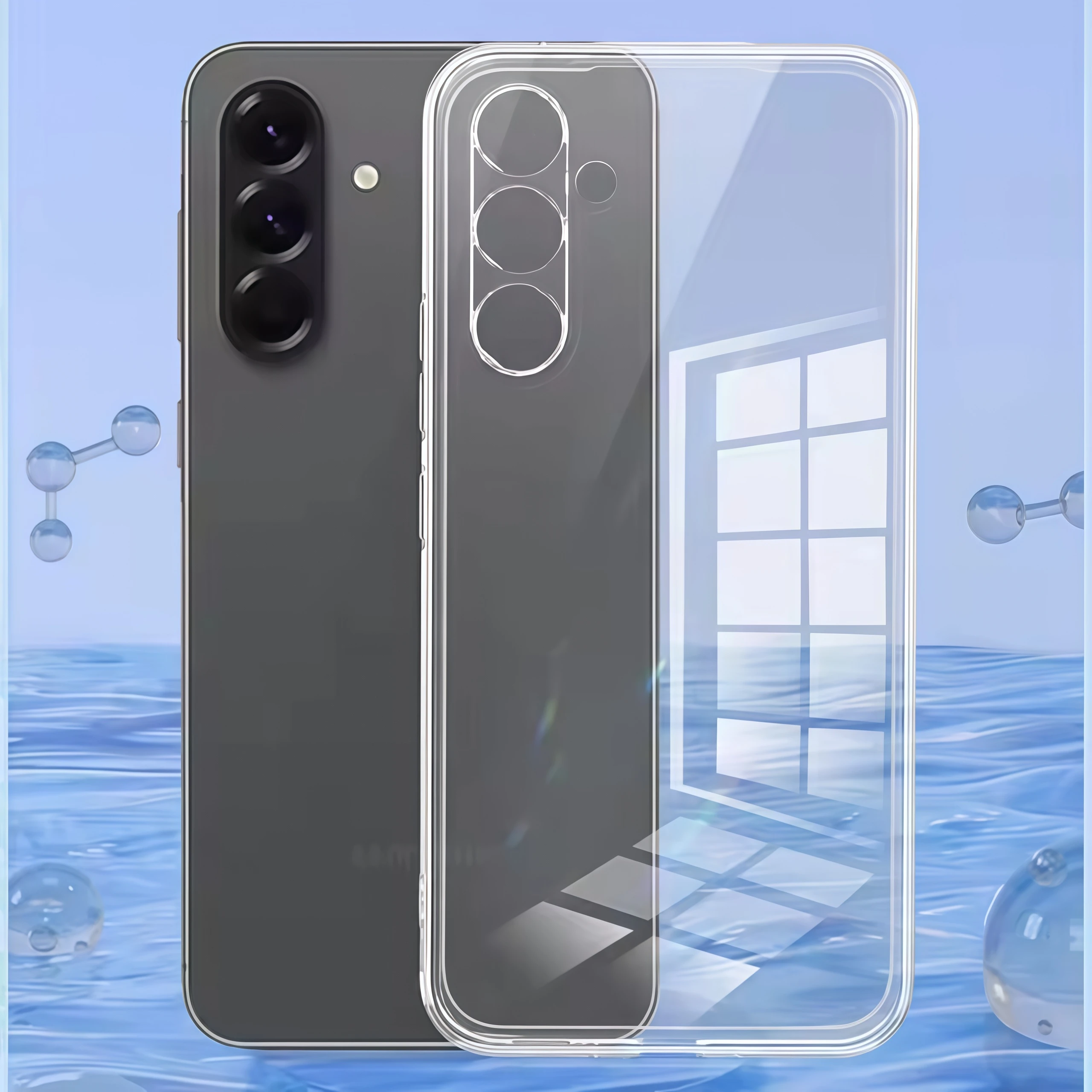 Ultra-Thin Transparent TPU Silicone Phone Case - Soft Back Cover
