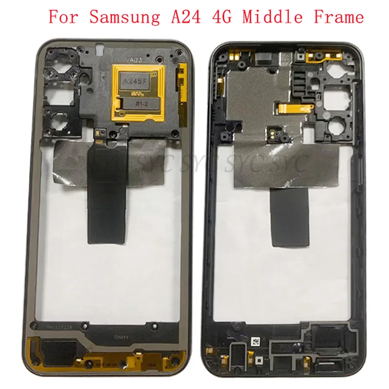 Middle Frame Center Chassis Phone Housing For Samsung A24 4G A245 Frame