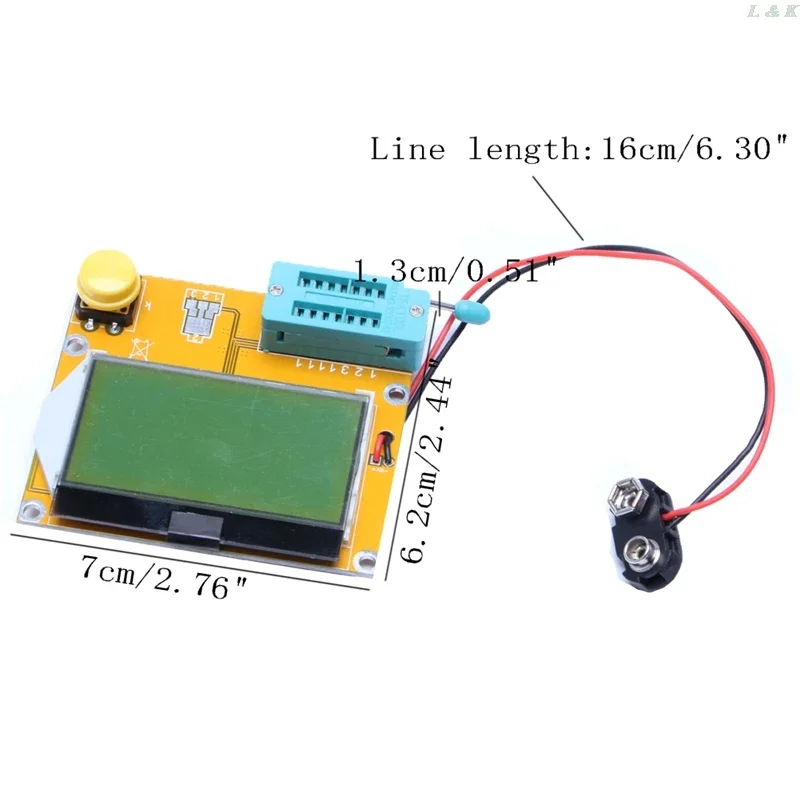 LCR-T4 Meter Transistor Tester Diode Triode Capacitance SCR Inductance New dropship