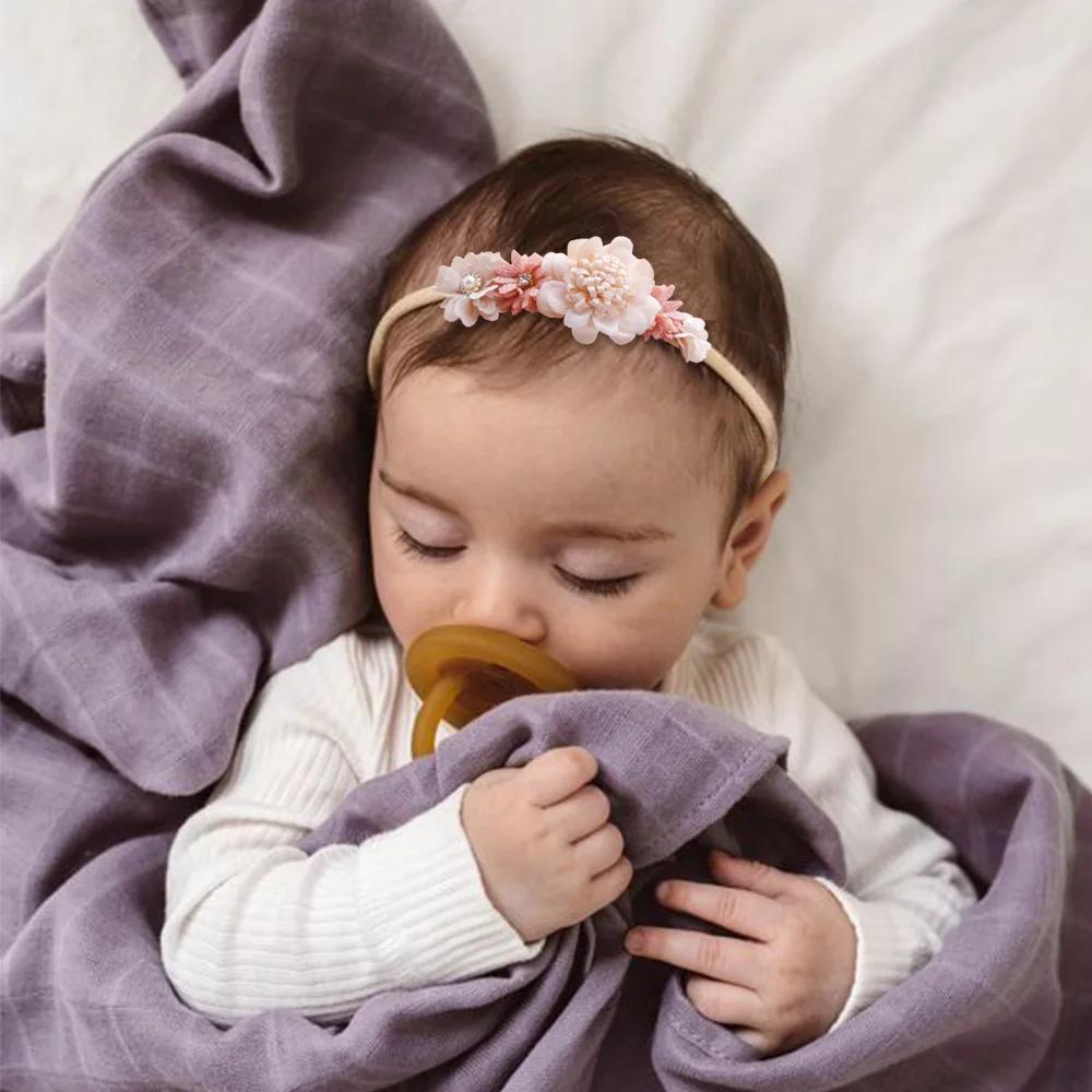 Baby Girl Headband Cute Baby Elastic Hair Band Newborn Head Flower Toddler Headband Headwear Kids Accessories hair accessories hair bands hair headband accessories baby headband set