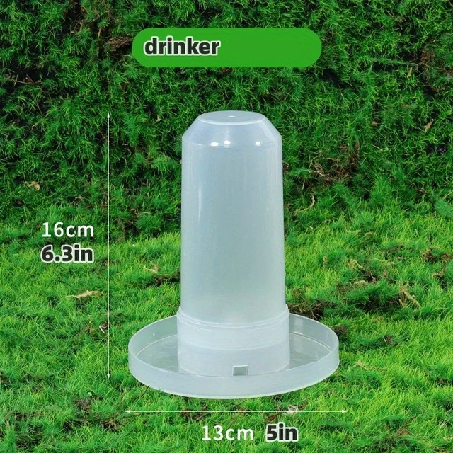 1pc Automatic Bird Feeder and Water Dispenser for Parrots, Chickens, Pigeons - Convenient and Hygienic Feeding Solution 2
