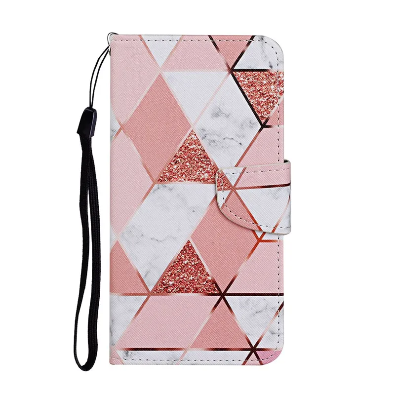 Leather Flip Wallet Case with Card Slots