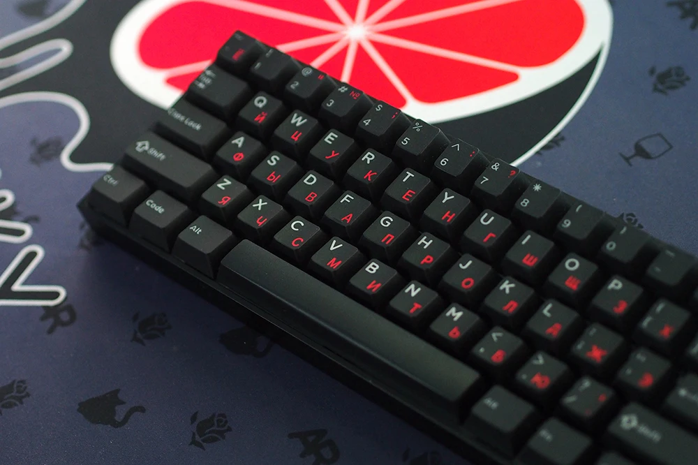 Inky × domikey桜アモーレ赤abs doubleshotキーキャップmx幹キーボード 