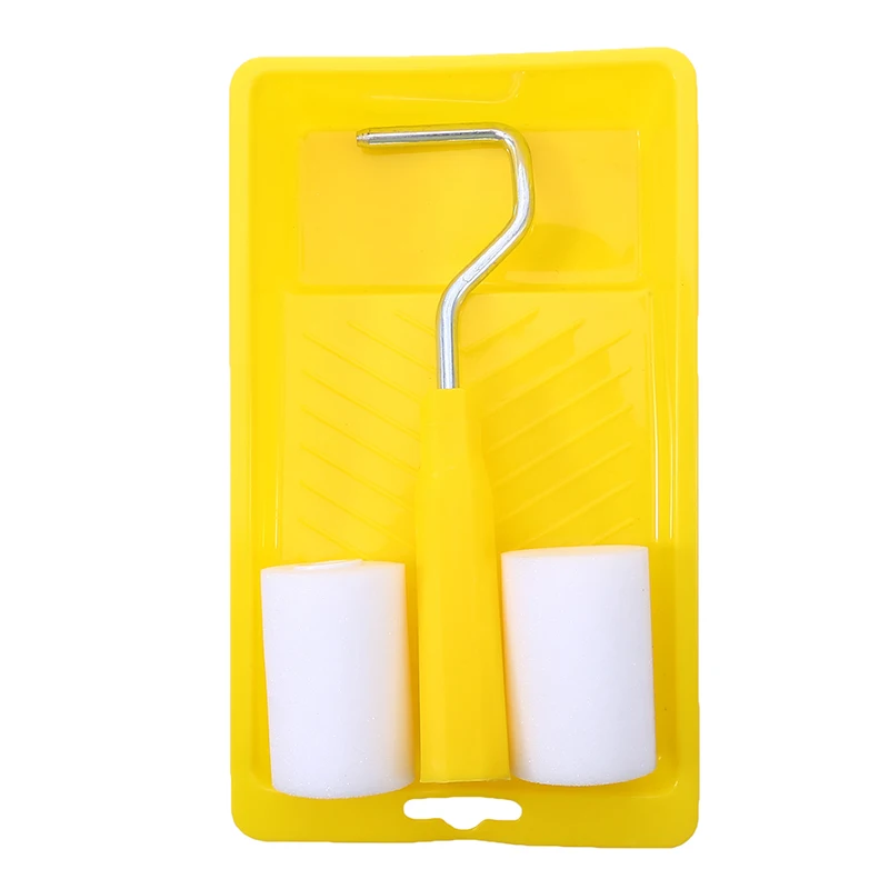 3/4/6Pcs Mini Foam Paint Roller Painting Decorating Kit Small Paint