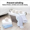 Wool Dryer Balls Reusable Natural Fabric Softener Laundry Washing Machine Accessories Home Washing 4/5/6cm Fleece Dryer Balls 2