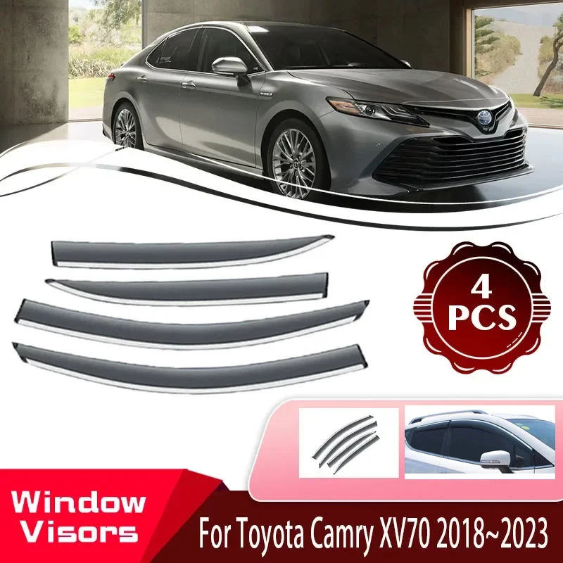 WindowVisorsForToyotaCamryXV70XV7020182023CarWindowWindSun