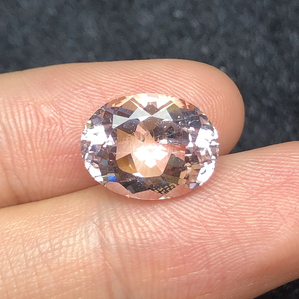 Natural Morganite ite pink beryl nude gemstone Pendant Ring Earring matching stone