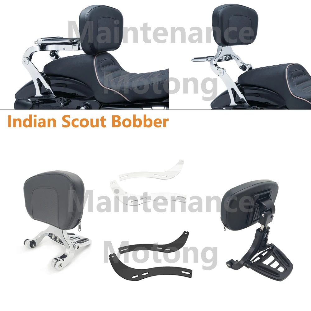 BACK IN STOCK! Indian Scout Bobber Quick Release Passenger Seat - View #5