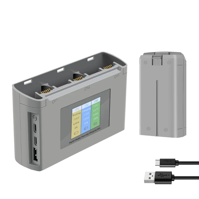 ตัวเลือกสินค้า แบตเตอรี่ชาร์จได้สำหรับโดรน DJI Mini 2 2400mAh