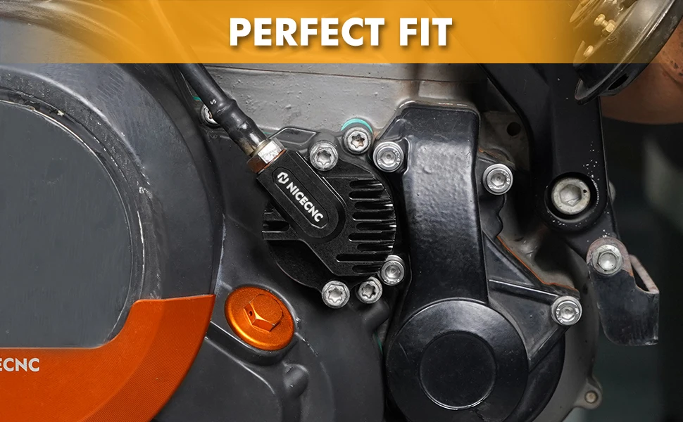 Für KTM 690 Duke/SMCR/Enduro R 2012–2023 Husqvarna 701 Supermoto 2016–2023 GasGas ES700 2022–2023 Motorölfilterdeckelabdeckung – Detail 10