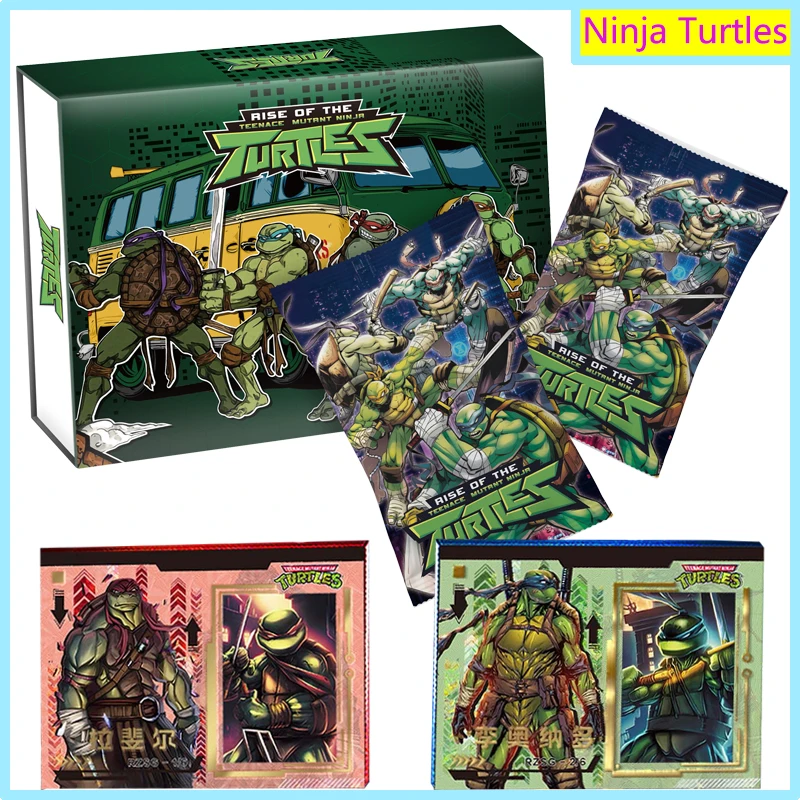 

Teenage Mutant Ninja Turtles Trading Collection Cards Anime Ninja Turtles All Set Peripheral Rare Limited Card Kids Xmas Gifts