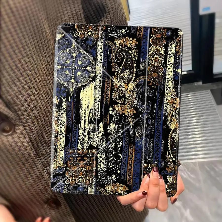 Vintage-Style Tablet Holder and Cover Case