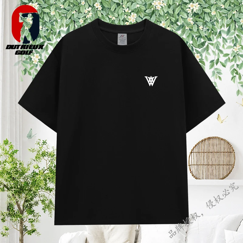 

2024 Spring/Summer Men's and Women's Pure Cotton T-shirts Golf Luxury Brand T-shirts High Quality 100% Cotton Printed Golf Shirt