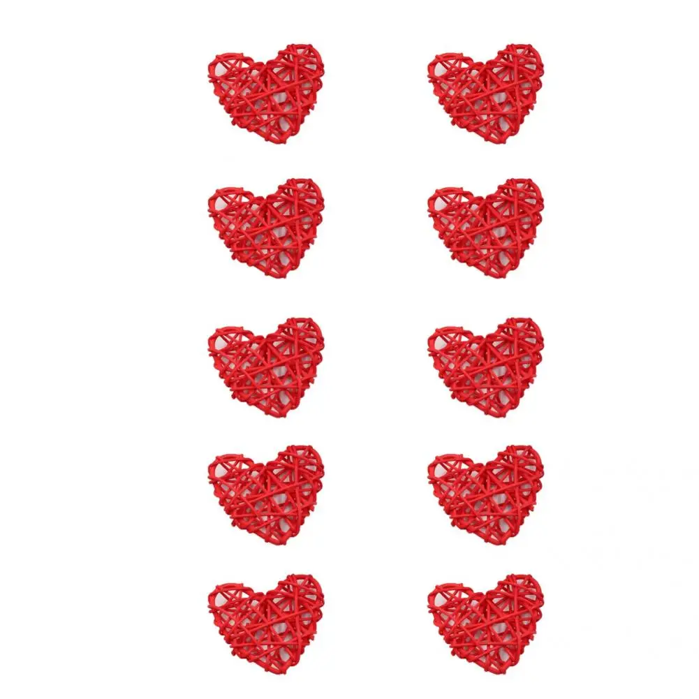 Unique Hanging Widget Durable Rattan Hanging Pendant Eco-friendly Heart Shape Hanging Pendant for Home Pendant Decor 6