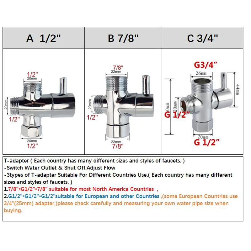 Shower Diverter Valve Stainless Steel Stainless Steel Toilet Shower
