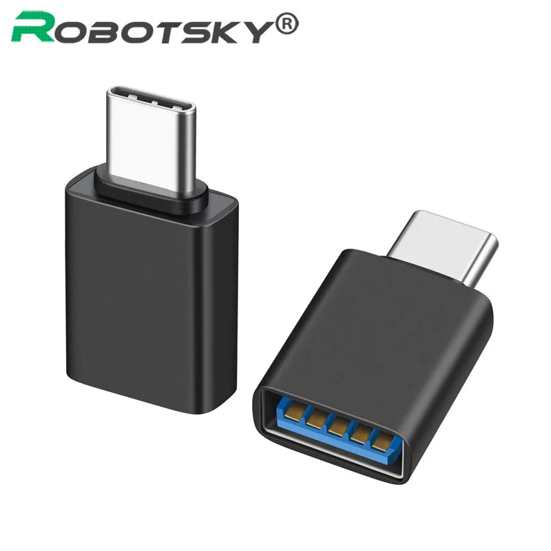 

USB 3.2 OTG Male To Type C Female Adapter Converter, Type-C Cable Adapter USB-C Data Charger For Macbook Xiaomi Samsung S20