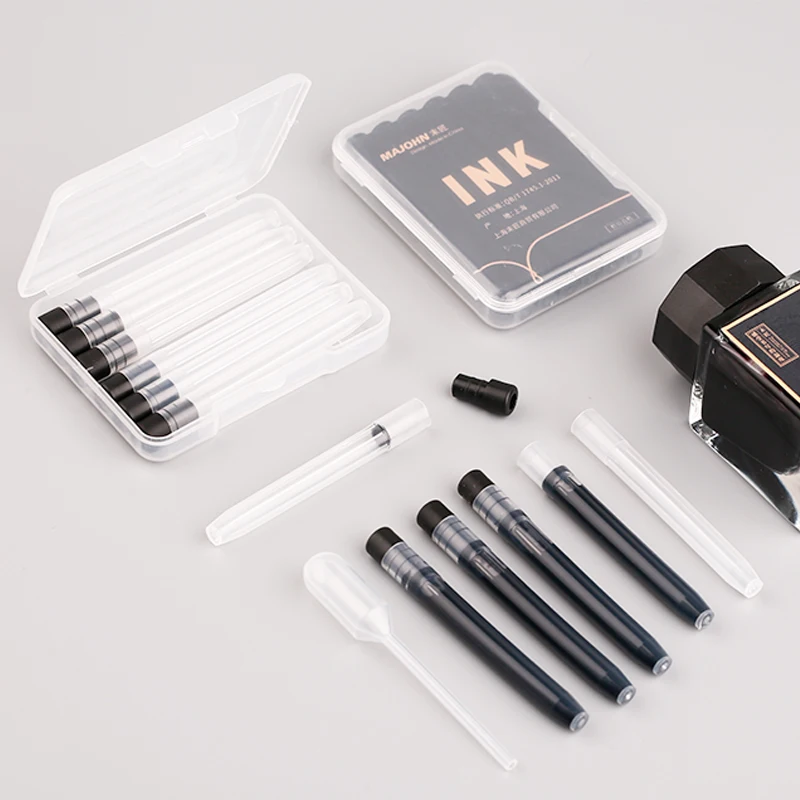 MajohnA1PressFountainPenNibsInkRefillCartridges55mmCaliber