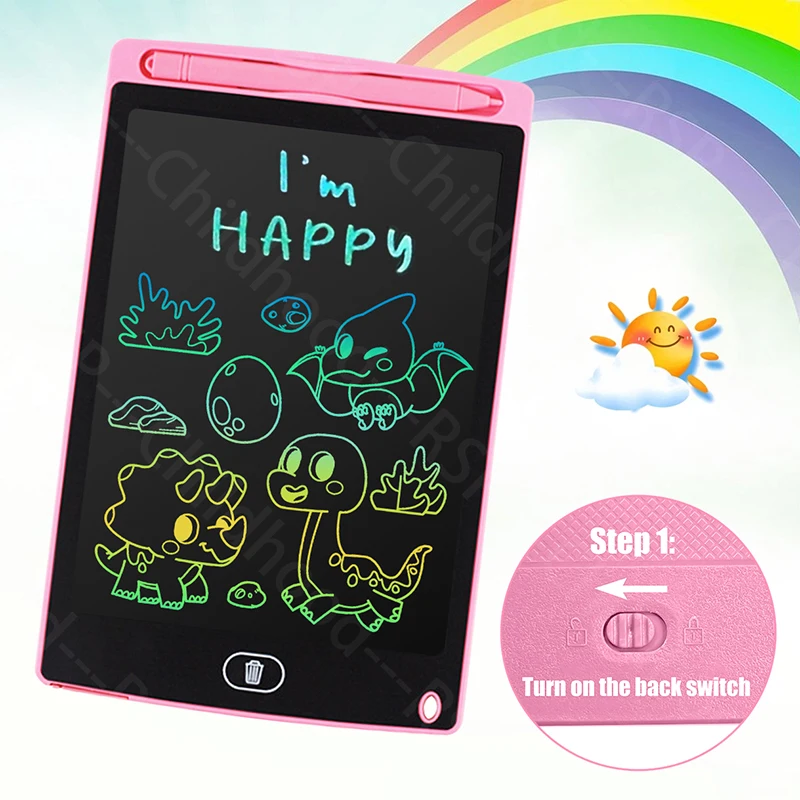 LCD Writing Tablet: Portable 8.5-Inch Digital Drawing & Handwriting Pad - Ideal Gift
