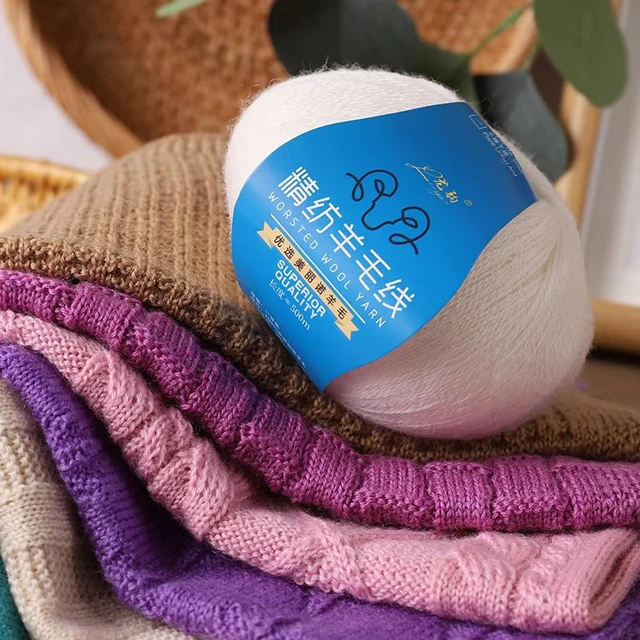 50g 2-Ply 100% Merino Wool Yarn Soft Anti-pilling Eco-friendly High Quality  for Hand Knitting Wool Crochet Knitting - AliExpress