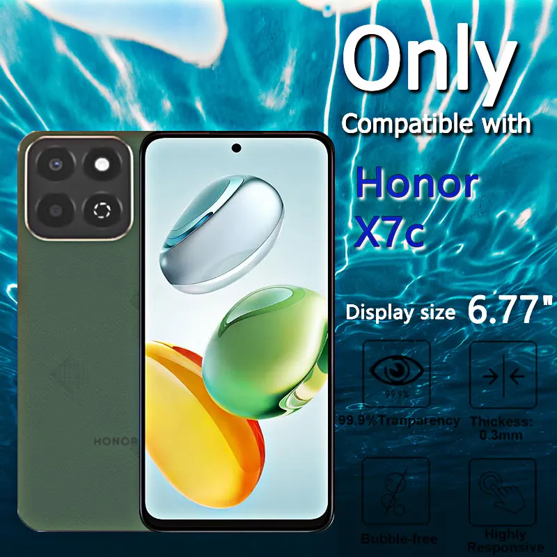 Premium Tempered Glass Screen Protectors (1-4 Pack) - Crystal Clear 9H Hardness, Anti-Scratch, Case Friendly, Anti-Fingerprint