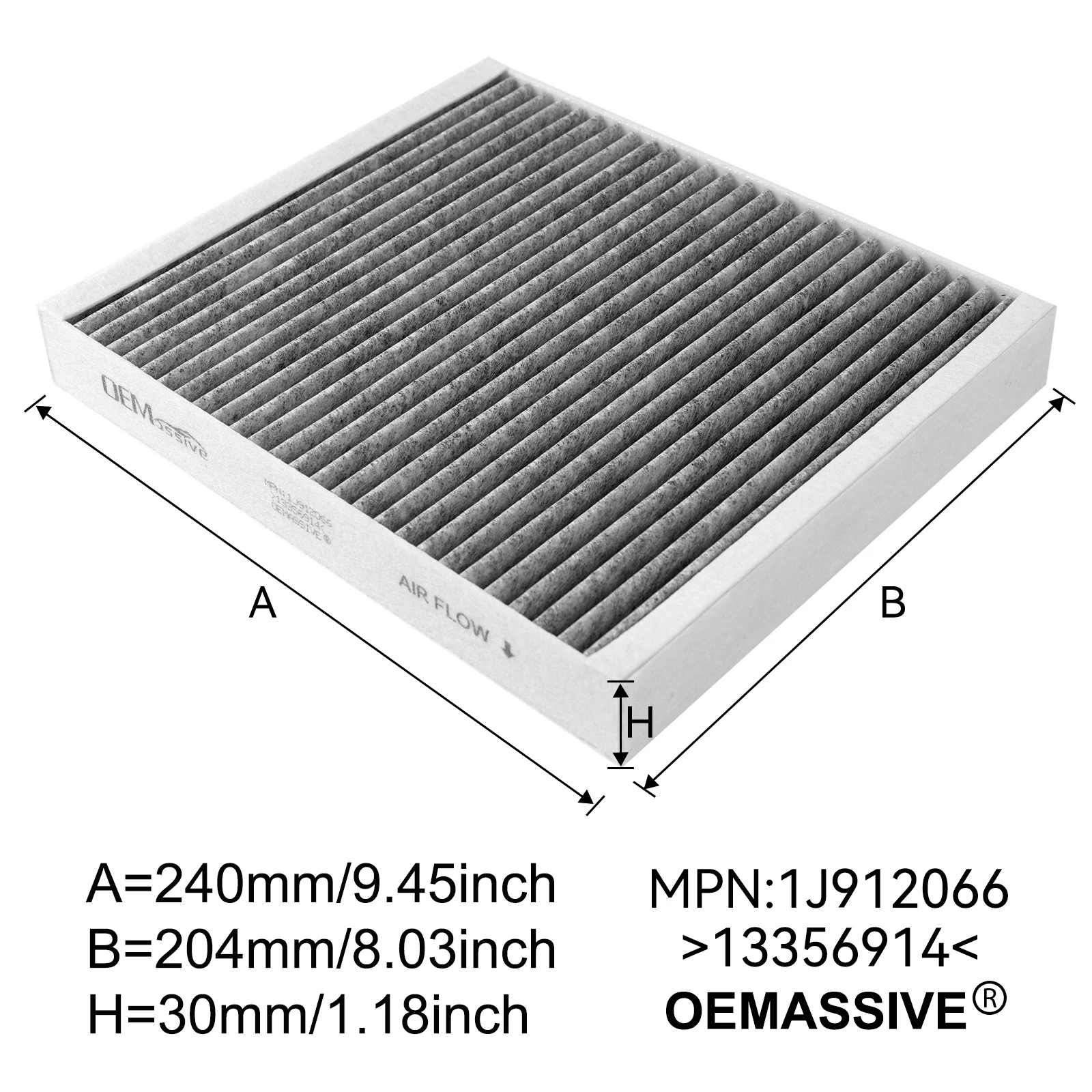 Cabin Air Filter CF11966 / 13356914 – Fits Buick Enclave Envision Lacrosse Cadillac ATS