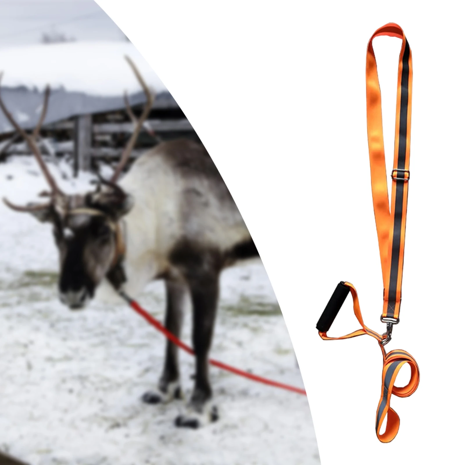 Deer Drag and Harness Wear Resistant Grip Handle Multifunctional Deer Hunting Pull Strap Hunting Gear Dragging Pull Rope