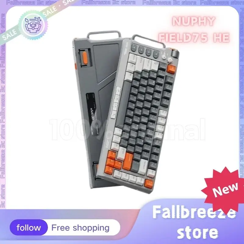 

Nuphy Field75 He Magnetic Switch Mechanical Keyboard Wired Keyboard 83 Keys Gamer Keyboard Pbt Keycaps Hot-Swap Gaming Keyboard
