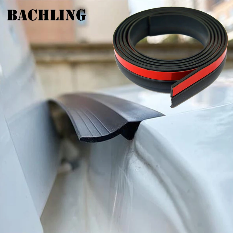 Universal Car Auto Trunk Lid Gap Seal Strip Waterproof Rubber Hood Gap Filler Auto Engine Cover Seal Strip