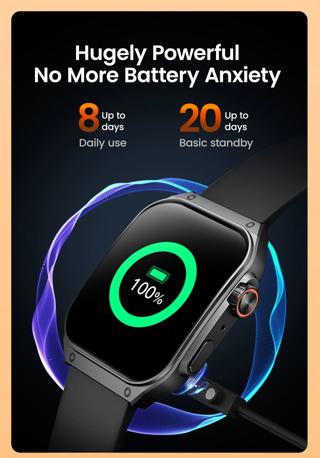 HAYLOU Watch S8 Smartwatch AMOLED Curved Screen