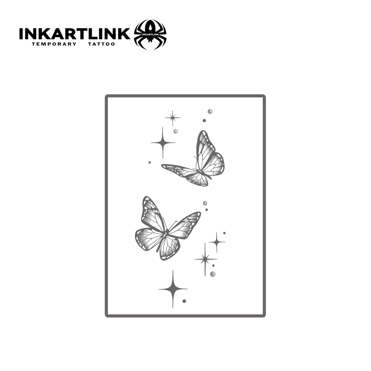 Butterfly temporary tattoo stickers waterproof magic tattoo lasts to 15 days fake tattoo semi permanent tattoo