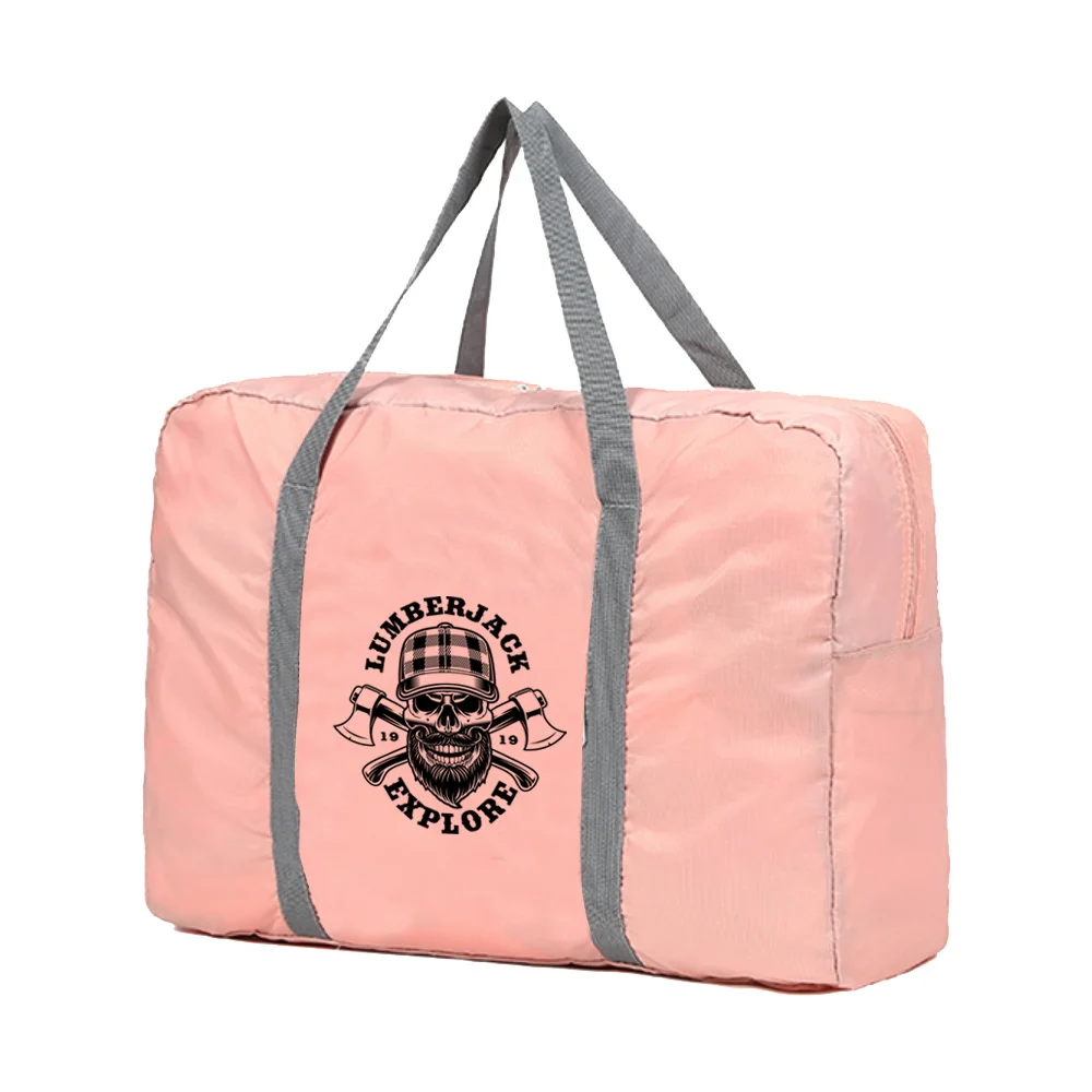 Foldable Travel Bags Handbags Large Capacity Clothing Organizer Unisex  Luggage Sorting Women Catoon Skull Printing Duffle Bag - AliExpress