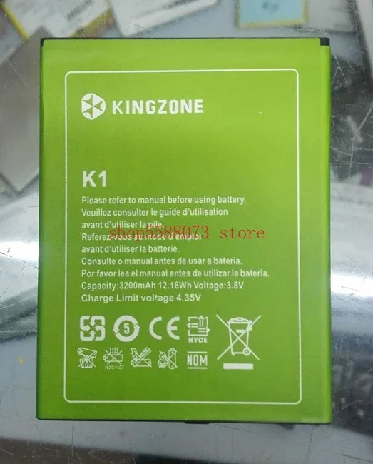 Аккумулятор для телефона kingzone K1, 3200 мАч, 3,8 в, для Kingzone K1 5,5 дюйма, 1920x1080, Восьмиядерный MTK6592