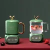 220V Healthy Automatic Ceramic/Glass Electric Stew Cup Slow Cooker Heater Insulation Cup Teapot Insulation 360W 4