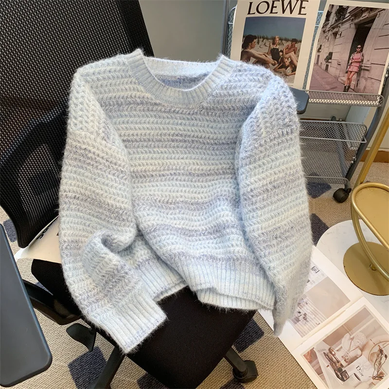 

Sweater Manteau Femme Hiver Korean Style Tops for Women 2023 Kawaii Clothes Long Sleeve Tops for Wome... Korean Style Clothes