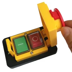 Enhanced Electromagnetic Emergency Stop Push Button Switch, 7 Pins, 400V, IP55, Three - Phase - 400V
